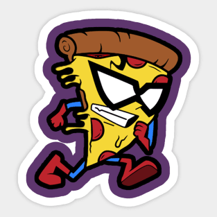 Captain Cold Pizza Sticker